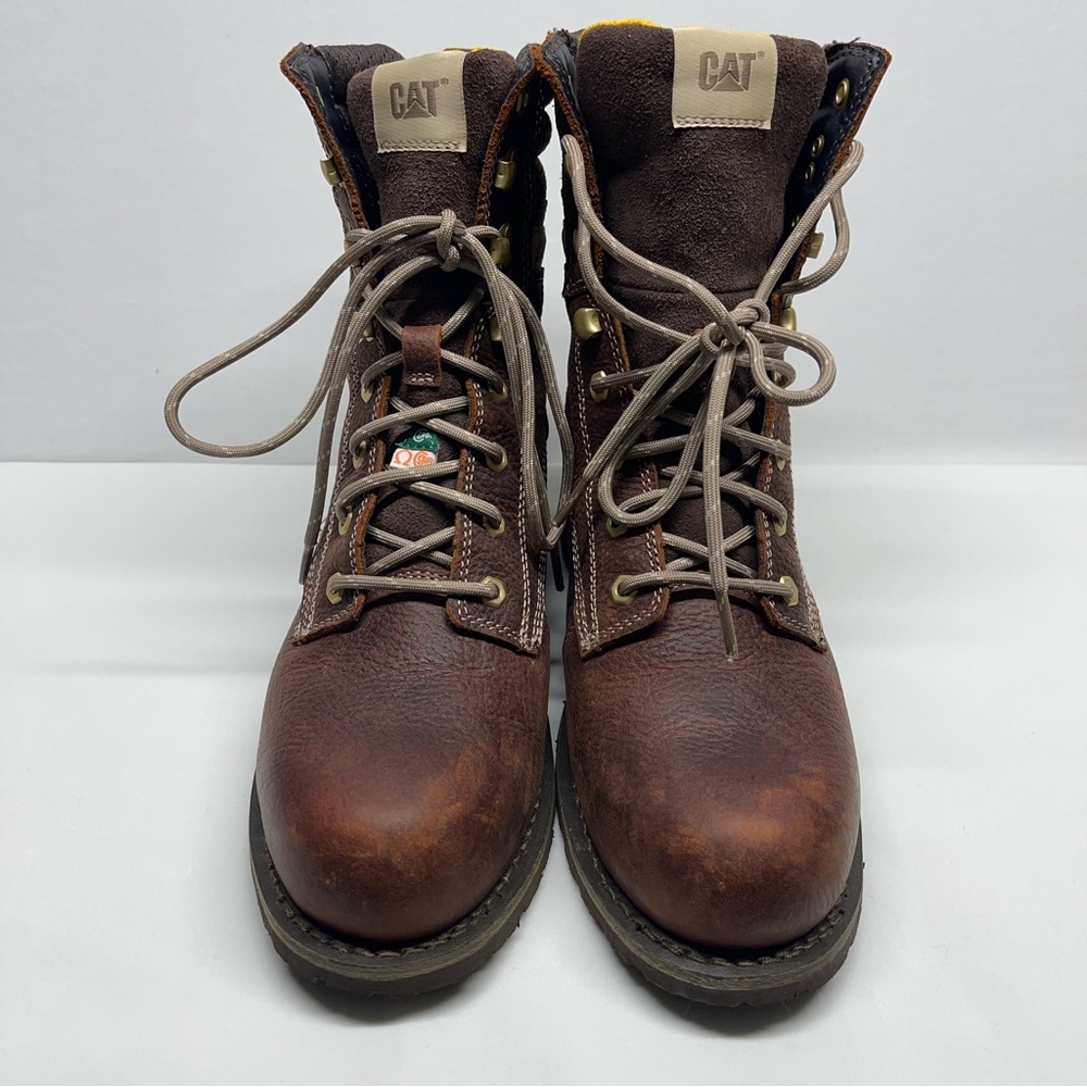 Caterpillar Women's Clover 8" Steel Toe Work Boots Brown Size 10 P11182 
No Box